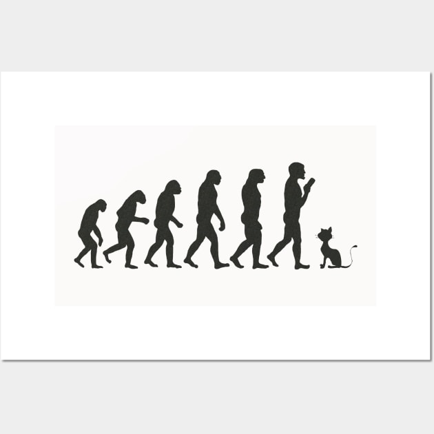 Funny Evolution Theory Humor Wall Art by PlanetMonkey